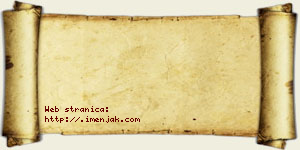 Borka Galjković vizit kartica